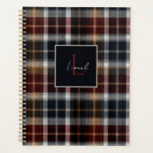 Aangepaste Planner Gingham Patroon Stijl (Voorkant)