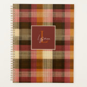 Aangepaste Planner Gingham Patroon Stijl (Voorkant)