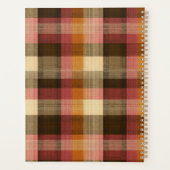 Aangepaste Planner Gingham Patroon Stijl (Achterkant)