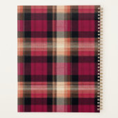 Aangepaste Planner Gingham Patroon Stijl (Achterkant)