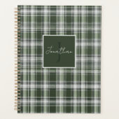Aangepaste Planner Gingham Patroon Stijl (Voorkant)