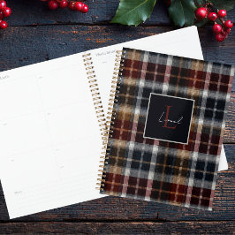 Aangepaste Planner Gingham Patroon Stijl