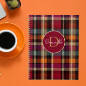 Aangepaste Planner Gingham Patroon Stijl