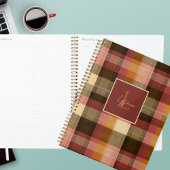 Aangepaste Planner Gingham Patroon Stijl