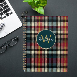 Aangepaste Planner Gingham Patroon Stijl