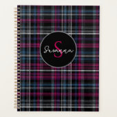 Aangepaste Planner Gingham Patroon Stijl (Voorkant)