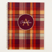 Aangepaste Planner Gingham Patroon Stijl (Voorkant)