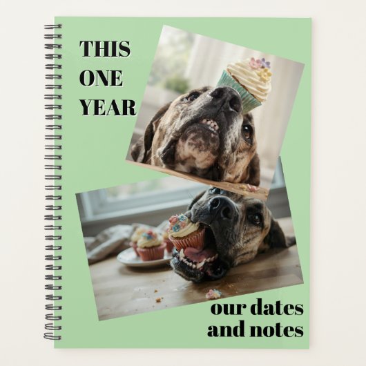 Aangepaste planner Great Dane Jaar (Voorkant)