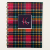 Aangepaste planner met Gingham-patroon stijl (Voorkant)
