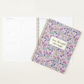 Aangepaste Planner met patroon van wildbloemen (Display)
