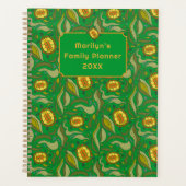 Aangepaste planner Tuin Schildpadden Geïllustreerd (Voorkant)