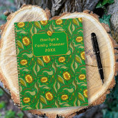 Aangepaste planner Tuin Schildpadden Geïllustreerd