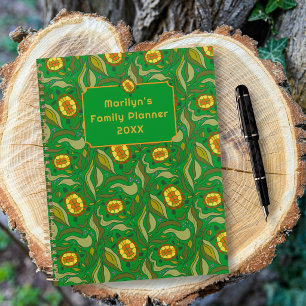 Aangepaste planner Tuin Schildpadden Geïllustreerd