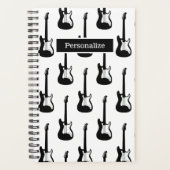 Aangepaste planner voor gitaarspeler of muzieklera (Voorkant)
