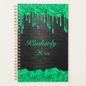Aangepaste planner voor groen Roos uitlijnen (Voorkant)