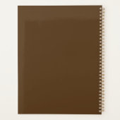 Aangepaste planner voor koffiezaak – Gepersonalise (Achterkant)