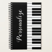 Aangepaste planner voor pianospeler of muziekleraa (Voorkant)