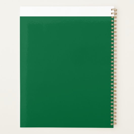 Aangepaste planners | Dagelijkse en wekelijkse lay (Achterkant)