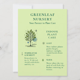 Aangepaste plantzorginstructie van Greenleaf Nurse
