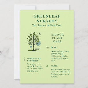 Aangepaste plantzorginstructie van Greenleaf Nurse