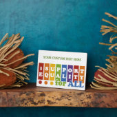 Aangepaste plaquette voor gelijke rechten fotoplaat (Zijkant)