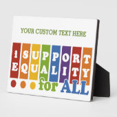 Aangepaste plaquette voor gelijke rechten fotoplaat (Zijkant)