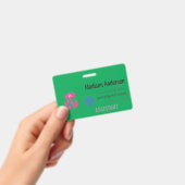 Aangepaste plastic badge – Access.Business.Event (Handheld)