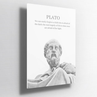 Aangepaste Plato inspirerend offerte Poster
