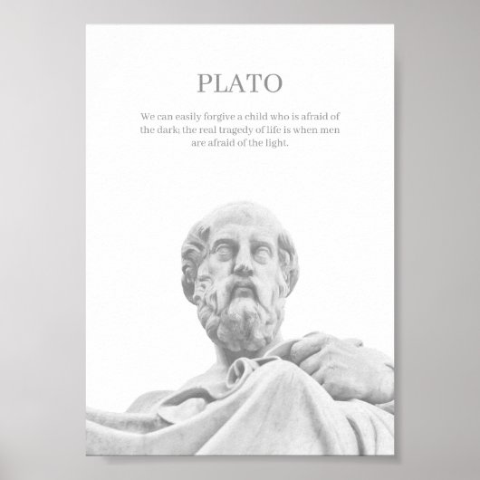 Aangepaste Plato inspirerend offerte Poster (Voorkant)