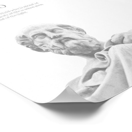 Aangepaste Plato inspirerend offerte Poster (Hoek)
