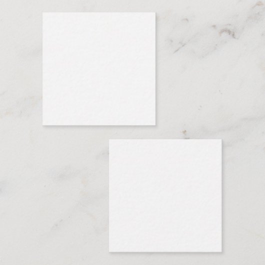 Aangepaste platte vierkante afspraakkaart – 2,5 in afsprakenkaartje (Voorkant / Achterkant)