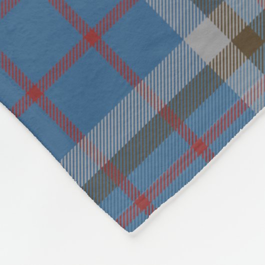 Aangepaste Play Clan Thompson Tartan Fleece Deken (Hoek)