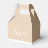 Aangepaste pleisterbox voor klei en witte miniatuu bedankdoosjes (Achterkant)