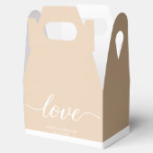 Aangepaste pleisterbox voor klei en witte miniatuu bedankdoosjes (Geopend)