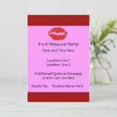 Aangepaste Plezierpartij nodigt Kaart (Staand voorkant)