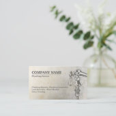 Aangepaste plug-service visitekaartje (Staand voorkant)