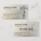 Aangepaste plug-service visitekaartje (Voorkant / Achterkant)