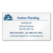 Aangepaste plug-sourcingcontracten magnetisch visitekaartje (Voorkant)