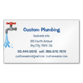 Aangepaste plug-sourcingcontracten magnetisch visitekaartje (Voorkant)