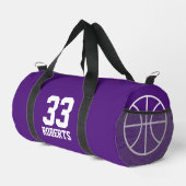 Aangepaste plunjezak voor basket bal team speler (Rechterhoek)