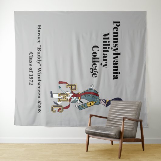 Aangepaste PMC Cadet Tapestry Wandkleed (In Situ (horizontaal))