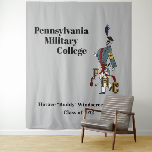 Aangepaste PMC Cadet Tapestry Wandkleed (In situ)