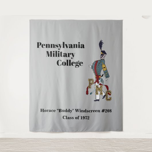 Aangepaste PMC Cadet Tapestry Wandkleed (Voorkant)