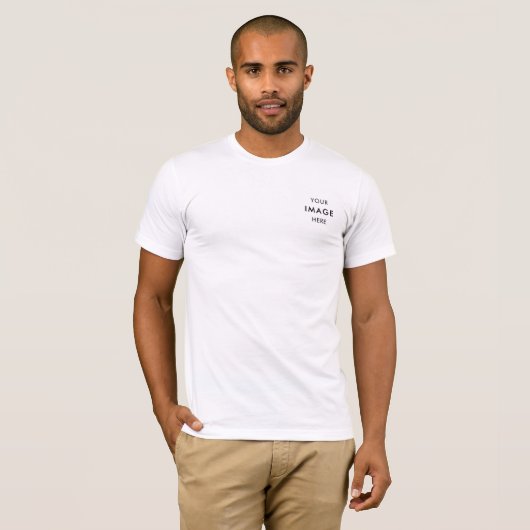 Aangepaste pocket t - shirts (Voorkant volledig)