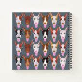 Aangepaste Podenco Dog wordt grijs Notitieboek (Achterkant)