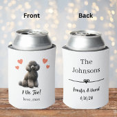 Aangepaste poedel huisdier bruiloft Koelbox Blikjeskoeler