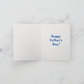 Aangepaste poedel papa hond beste gekke hond papa  kaart (Binnen)