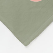 Aangepaste Poedelnaam Sst We Zijn Bezig Sage Coral Fleece Deken (Hoek)