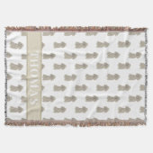 Aangepaste poel (grijs zilver) deken (Voorkant)