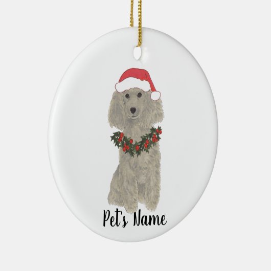 Aangepaste poel (grijs zilver) keramisch ornament (Rechts)